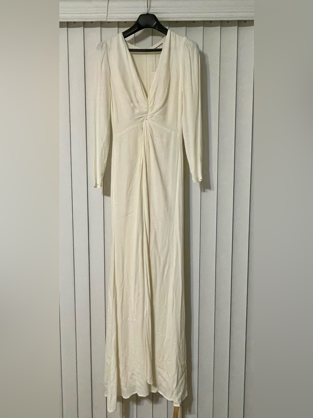 NWT-Reformation Gatsby Wedding Dress in Ivory- Size 6 - Picture 9 of 14